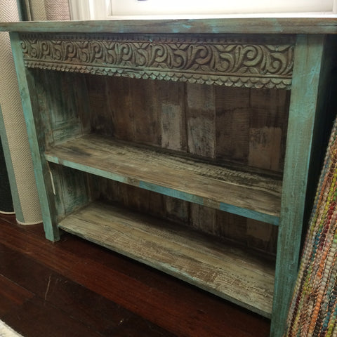 Vintage Painted Bookshelf/Cabinet